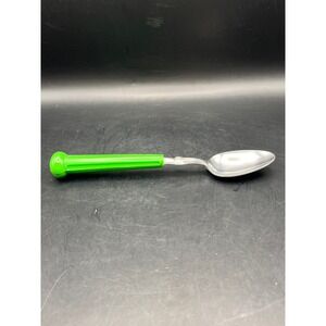 Vtg Oxford Hall Stainless Flatware Green Handle‎ MCM Japan 1973 Teaspoon